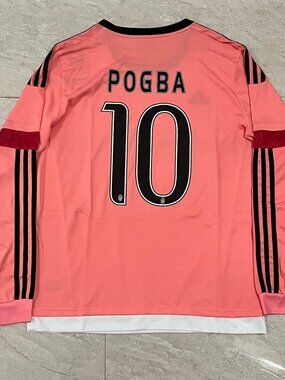 Juventus 15/16 long sleeve Away - Pogba #10 US SIZE LARGE